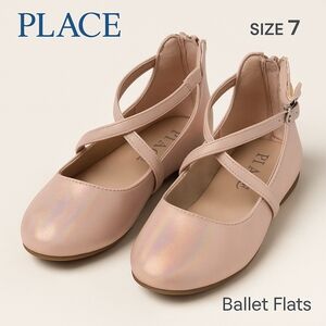 Place Kids Light Pink Ballet Flats